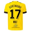 Officiële Voetbalshirt BVB Borussia Dortmund Wolf 17 Thuis 2022-23 - Heren